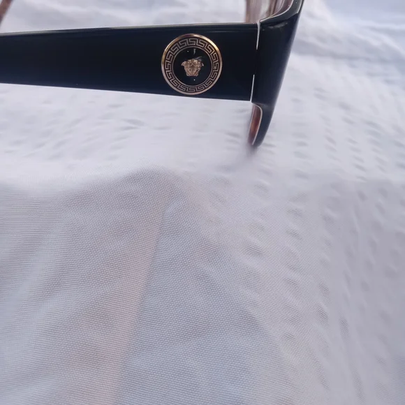 Versace Black Cat-Eye Glasses - Picture 8 of 16